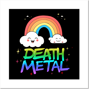 DEATH METAL RAINBOW Posters and Art